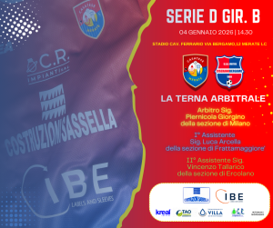 I riflettori sul “Ferrario” e sulla designazione arbitrale